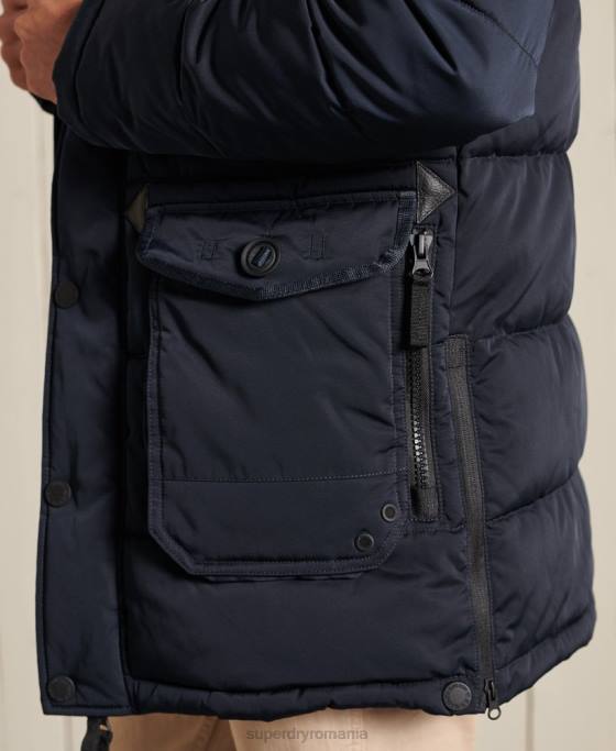 Superdry parka chinook îmbrăcăminte marina bărbați JX0Z4618