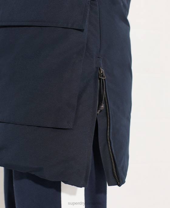 Superdry parka cod everest îmbrăcăminte marina femei JX0Z5590