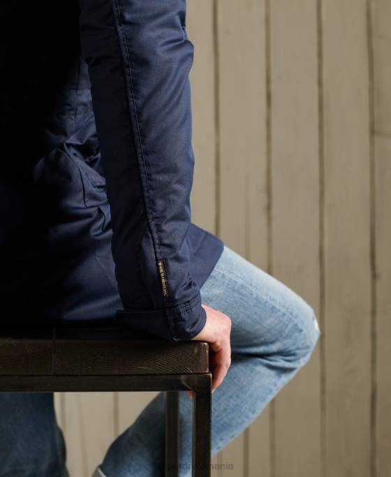 Superdry parka cu greutate medie de serviciu îmbrăcăminte albastru bărbați JX0Z4760