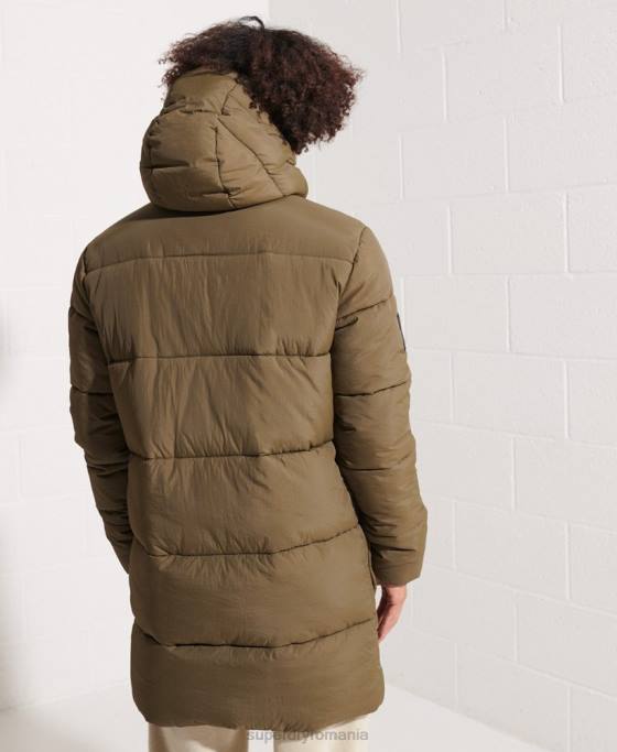 Superdry parka căptușită expediție îmbrăcăminte kaki bărbați JX0Z4502