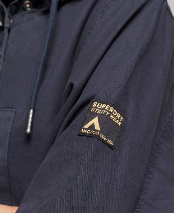 Superdry parka de câmp vintage îmbrăcăminte marina femei JX0Z2163