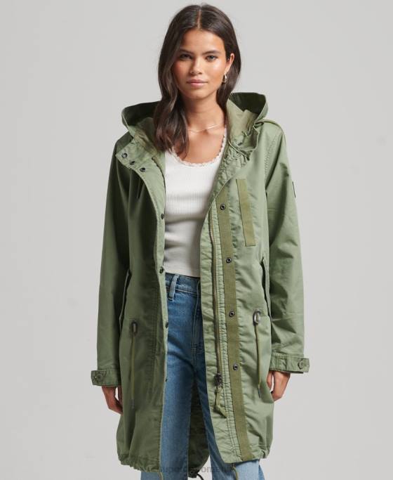 Superdry parka de câmp îmbrăcăminte kaki femei JX0Z5663