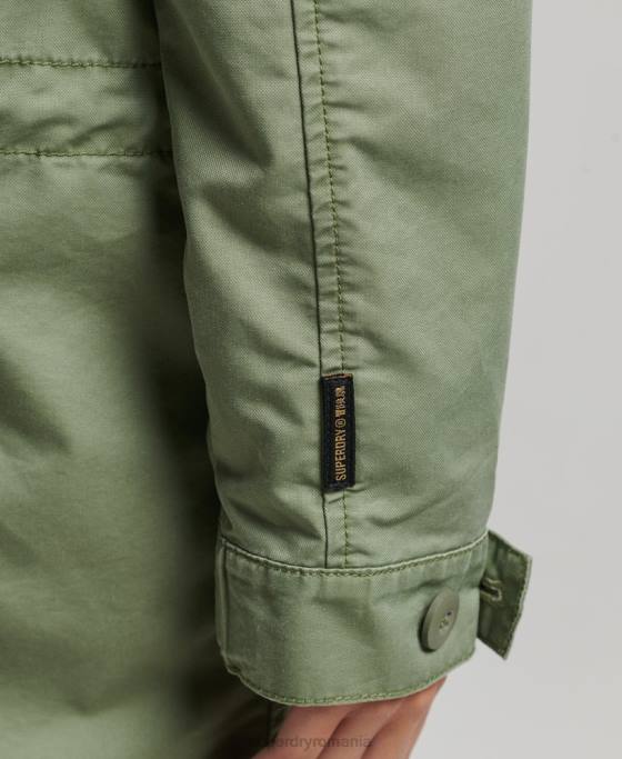 Superdry parka de câmp îmbrăcăminte kaki femei JX0Z5663
