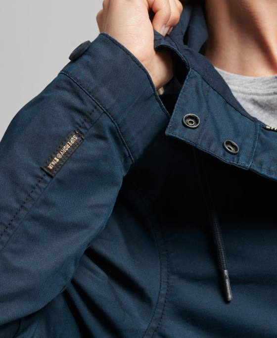 Superdry parka de câmp îmbrăcăminte marina femei JX0Z3545