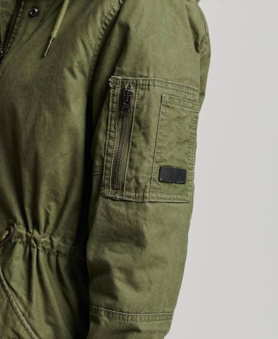 Superdry parka de câmp îmbrăcăminte verde femei JX0Z5538