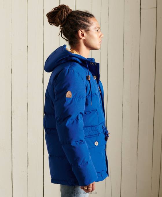 Superdry parka de expediție montană îmbrăcăminte albastru bărbați JX0Z4537
