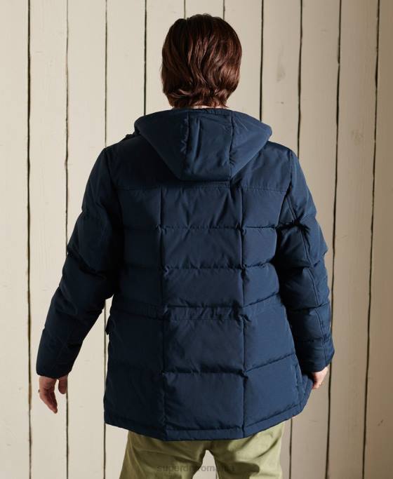 Superdry parka de expediție montană îmbrăcăminte marina bărbați JX0Z4644