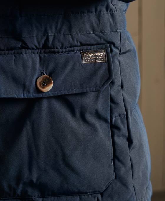 Superdry parka de expediție montană îmbrăcăminte marina bărbați JX0Z4644