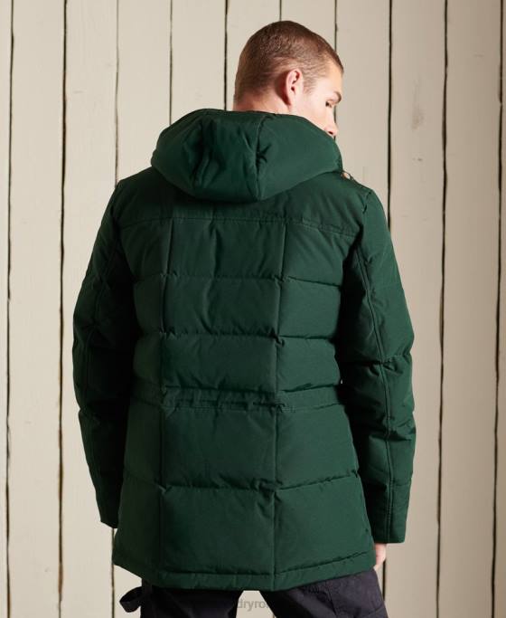 Superdry parka de expediție montană îmbrăcăminte verde bărbați JX0Z4485