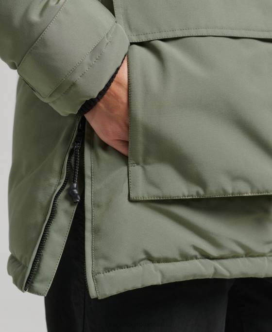 Superdry parka everest xpd îmbrăcăminte kaki femei JX0Z3655