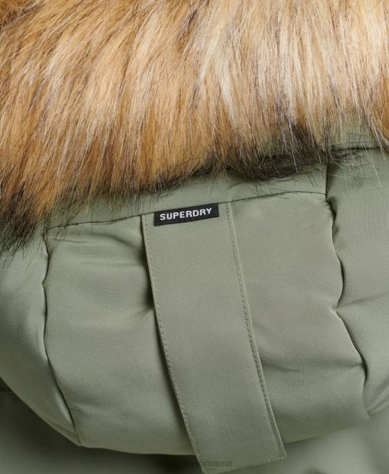 Superdry parka everest xpd îmbrăcăminte kaki femei JX0Z3655