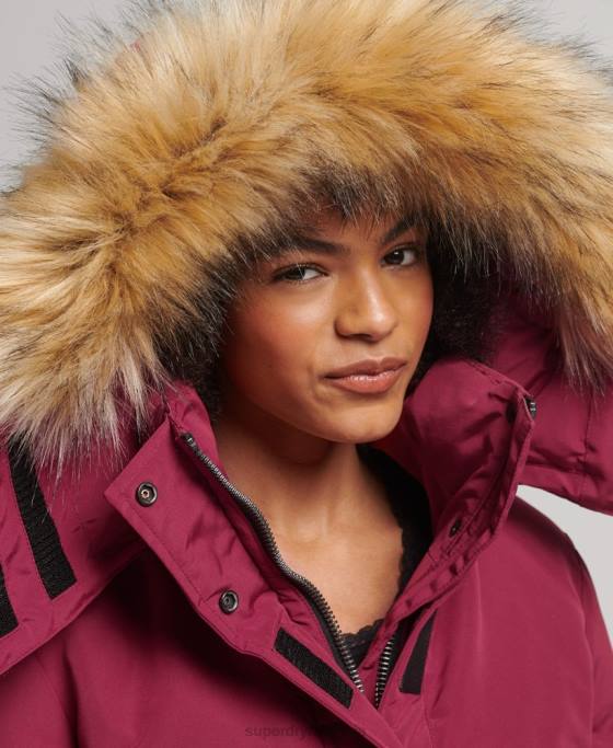 Superdry parka everest xpd îmbrăcăminte roz femei JX0Z5445