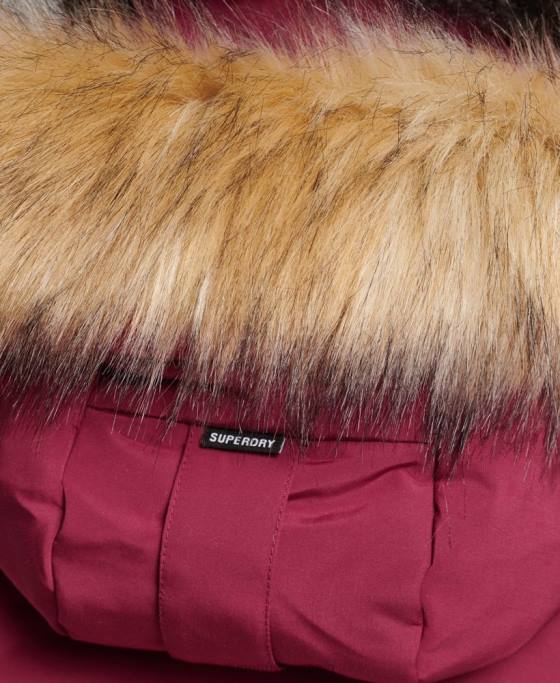 Superdry parka everest xpd îmbrăcăminte roz femei JX0Z5445