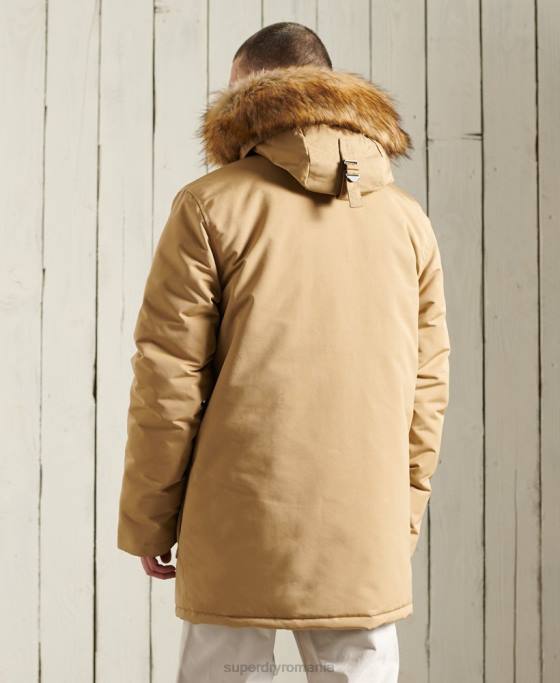 Superdry parka everest îmbrăcăminte bej bărbați JX0Z1079