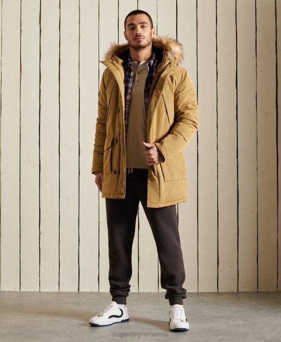 Superdry parka everest îmbrăcăminte bronzat bărbați JX0Z4738