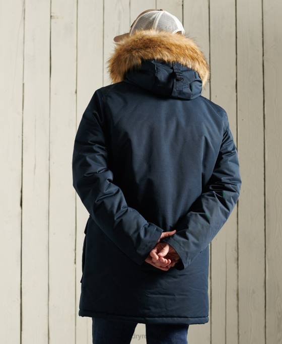Superdry parka everest îmbrăcăminte marina bărbați JX0Z1027