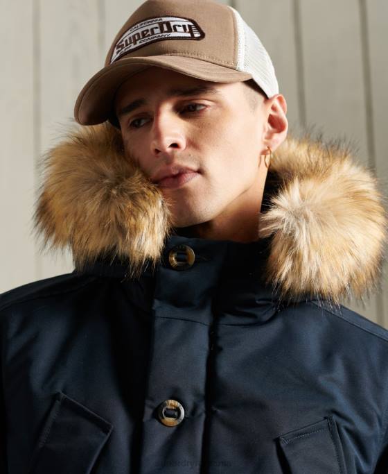 Superdry parka everest îmbrăcăminte marina bărbați JX0Z1027
