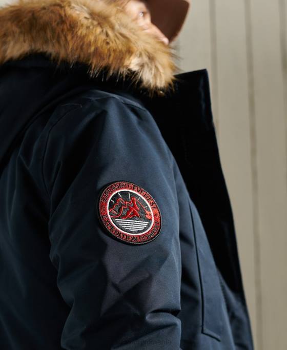 Superdry parka everest îmbrăcăminte marina bărbați JX0Z1027