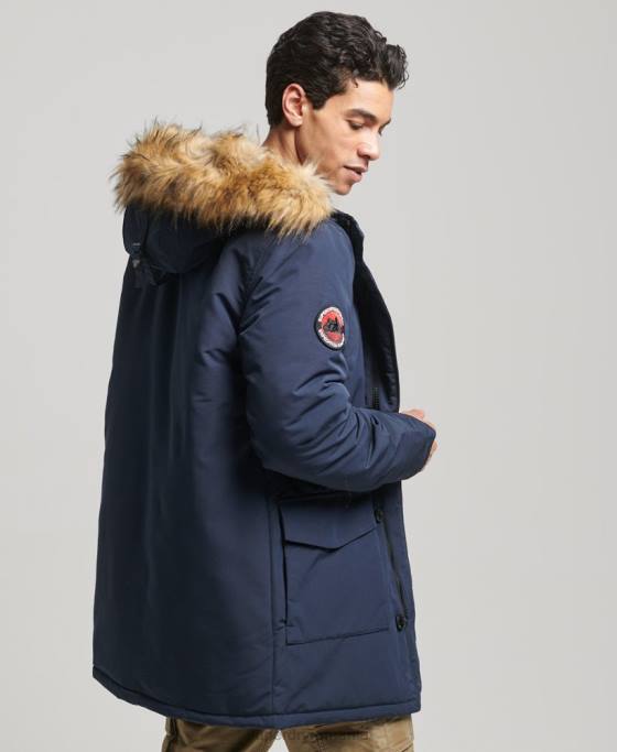 Superdry parka everest îmbrăcăminte marina bărbați JX0Z1097
