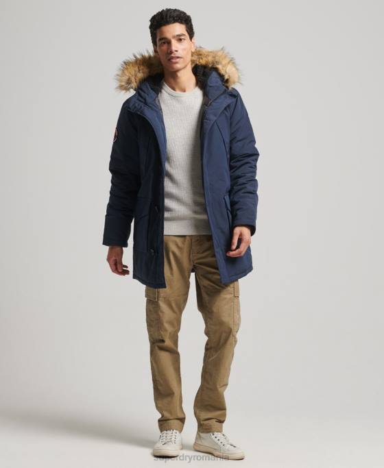 Superdry parka everest îmbrăcăminte marina bărbați JX0Z1097