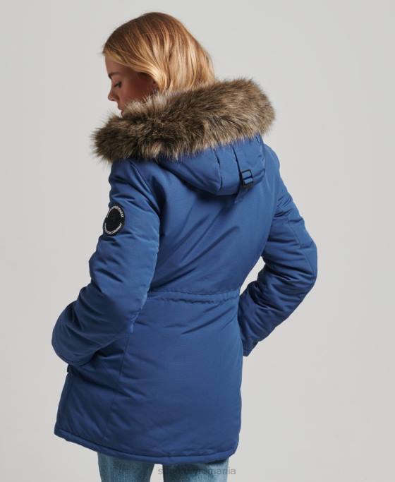 Superdry parka everest îmbrăcăminte marina femei JX0Z3685