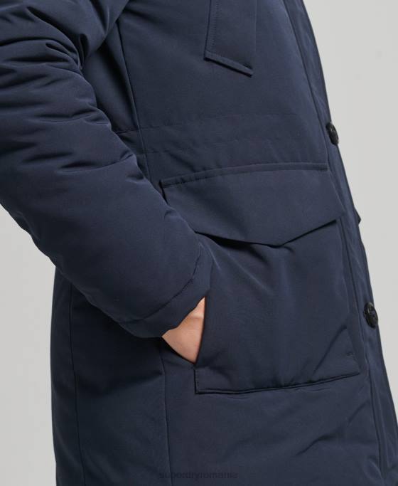 Superdry parka everest îmbrăcăminte marina femei JX0Z5462
