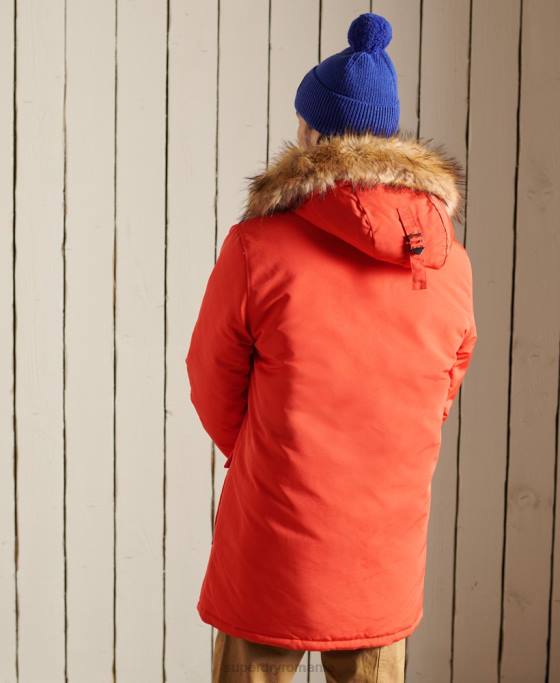 Superdry parka everest îmbrăcăminte portocale bărbați JX0Z1098