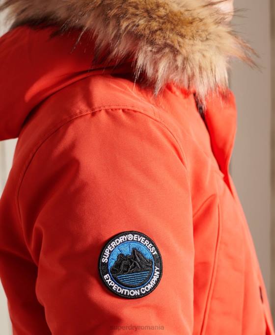 Superdry parka everest îmbrăcăminte portocale bărbați JX0Z1098
