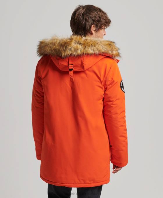 Superdry parka everest îmbrăcăminte portocale bărbați JX0Z1126
