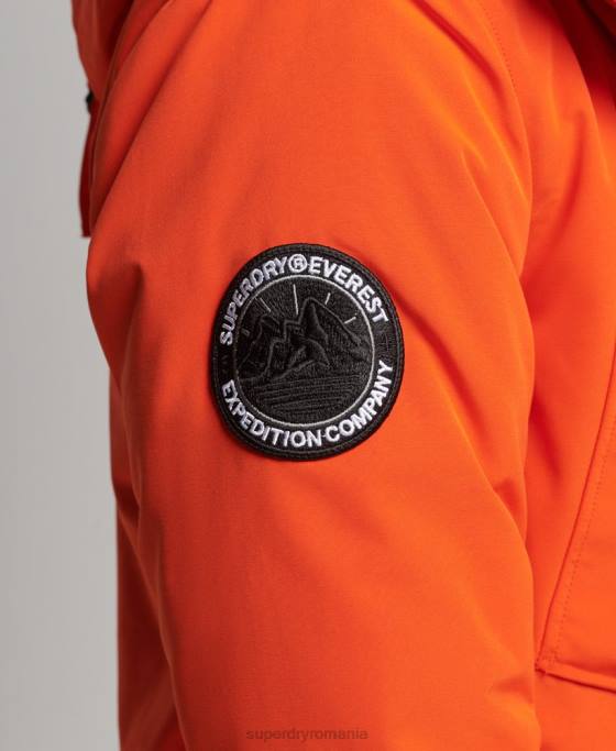 Superdry parka everest îmbrăcăminte portocale bărbați JX0Z1126