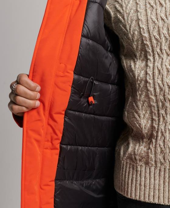 Superdry parka everest îmbrăcăminte portocale bărbați JX0Z1126