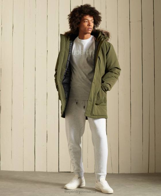 Superdry parka everest îmbrăcăminte verde bărbați JX0Z4739