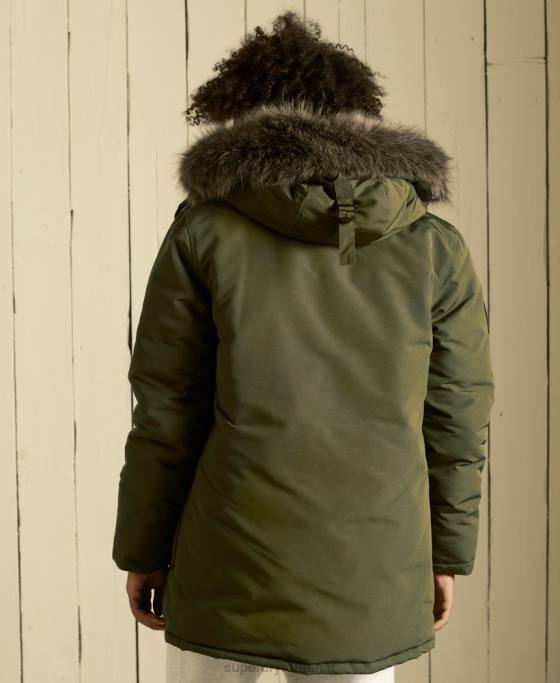 Superdry parka everest îmbrăcăminte verde bărbați JX0Z4739