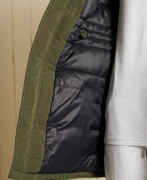 Superdry parka everest îmbrăcăminte verde bărbați JX0Z4739