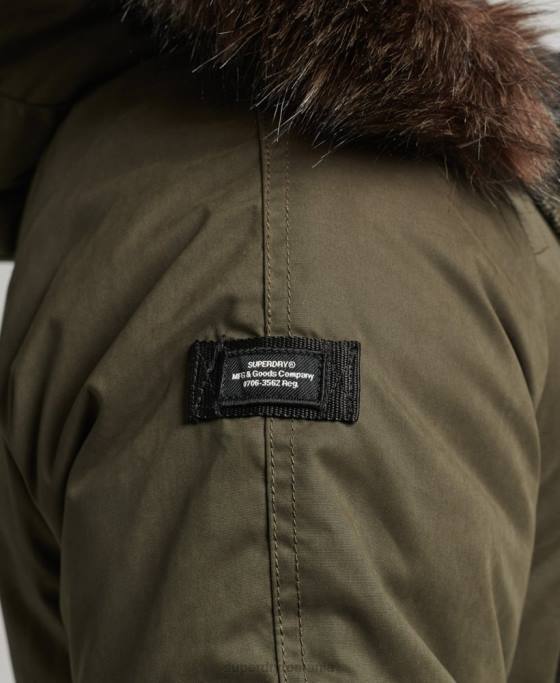 Superdry parka originală și vintage îmbrăcăminte verde bărbați JX0Z4573