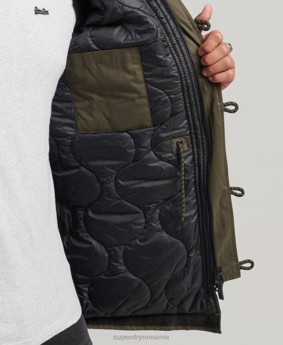 Superdry parka originală și vintage îmbrăcăminte verde bărbați JX0Z4573