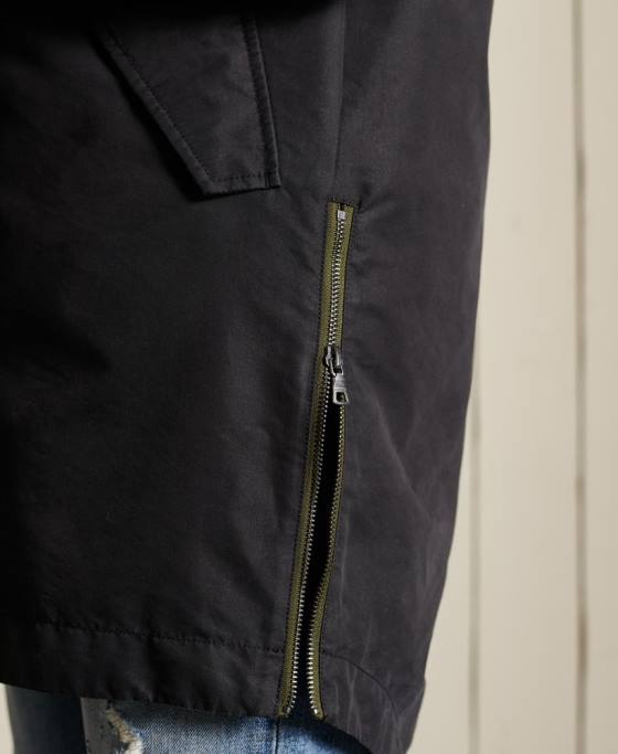 Superdry parka premium militară îmbrăcăminte gri inchis bărbați JX0Z4576