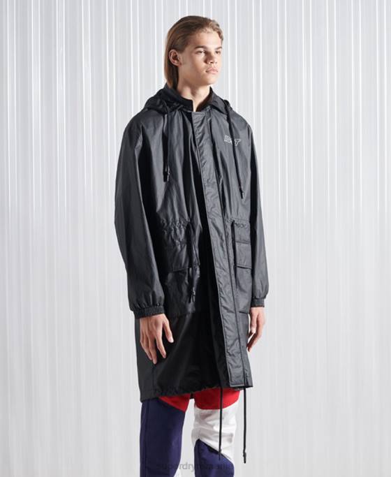 Superdry parka sdx freya ediție limitată îmbrăcăminte negru bărbați JX0Z5552