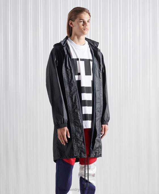 Superdry parka sdx freya ediție limitată îmbrăcăminte negru bărbați JX0Z5552