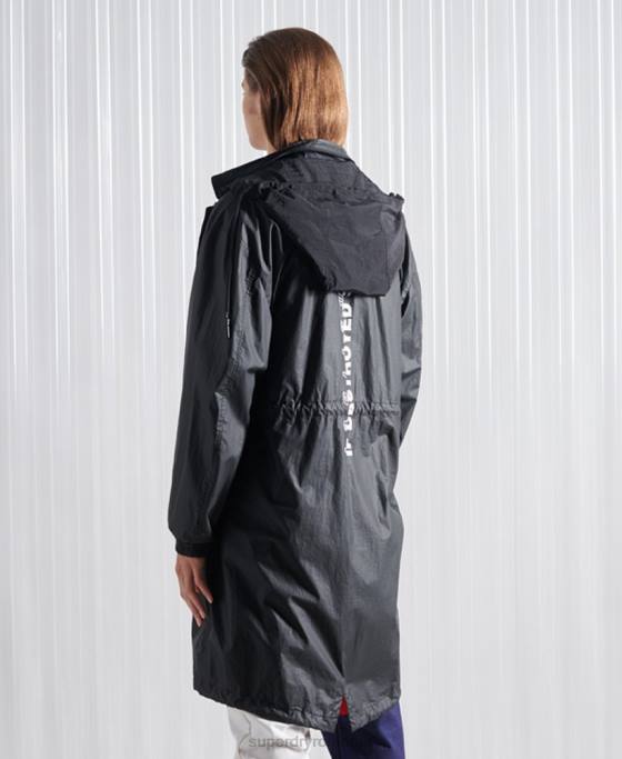 Superdry parka sdx freya ediție limitată îmbrăcăminte negru bărbați JX0Z5552