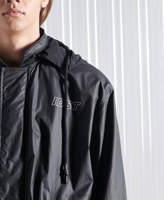 Superdry parka sdx freya ediție limitată îmbrăcăminte negru bărbați JX0Z5552