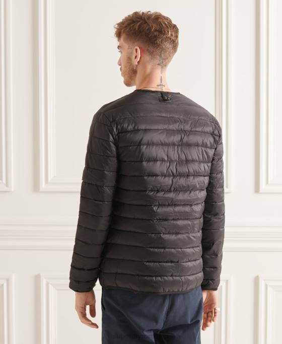 Superdry parka studios 3-în-1 coadă de pește îmbrăcăminte negru bărbați JX0Z4660