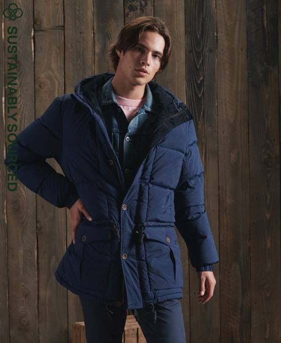Superdry parka uscată ediție limitată îmbrăcăminte albastru bărbați JX0Z1180