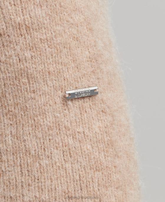 Superdry pulover din alpaca cu gât rulat îmbrăcăminte gri bărbați JX0Z1276