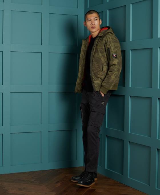 Superdry pulover din bumbac esențial îmbrăcăminte negru bărbați JX0Z5291