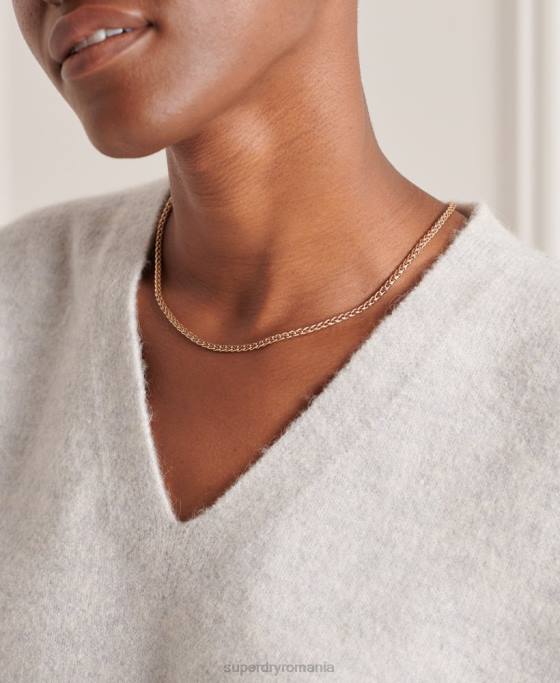 Superdry pulover tricotat cu decolteu în V studios îmbrăcăminte gri deschis femei JX0Z4033