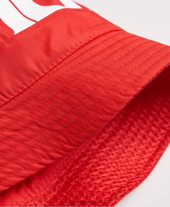 Superdry pălărie cu logo accesorii roșu femei JX0Z4328