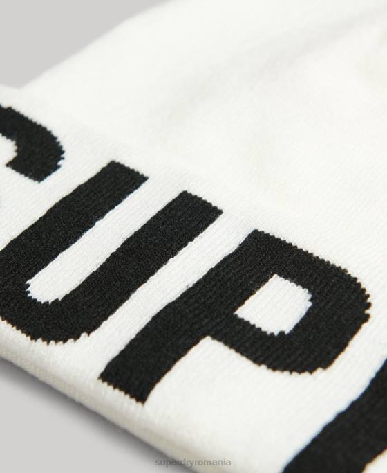 Superdry pălărie tricotată de munte accesorii alb femei JX0Z1690