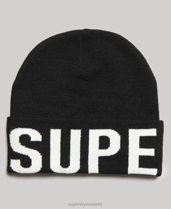 Superdry pălărie tricotată de munte accesorii negru femei JX0Z1689