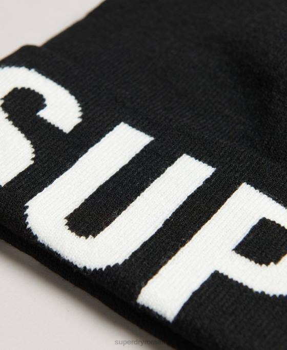 Superdry pălărie tricotată de munte accesorii negru femei JX0Z1689